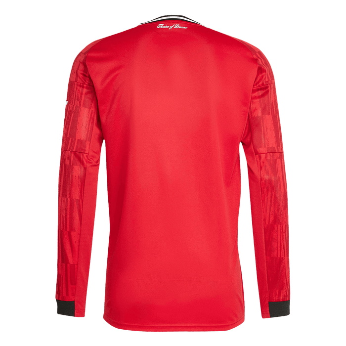 Manchester United Home Long Sleeve Soccer Jersey 2025/26