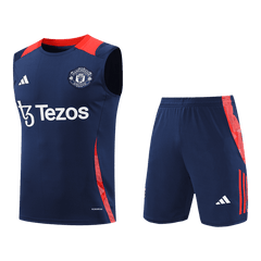 Manchester United Pre-Match Soccer Jersey Vest Kit(Jersey+Shorts) 2024/25