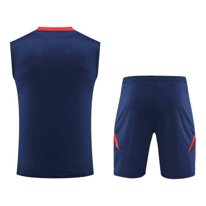 Manchester United Pre-Match Soccer Jersey Vest Kit(Jersey+Shorts) 2024/25