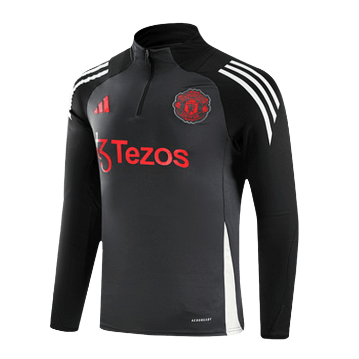 Manchester United Zipper Sweatshirt Kit(Top+Pants) 2024/25