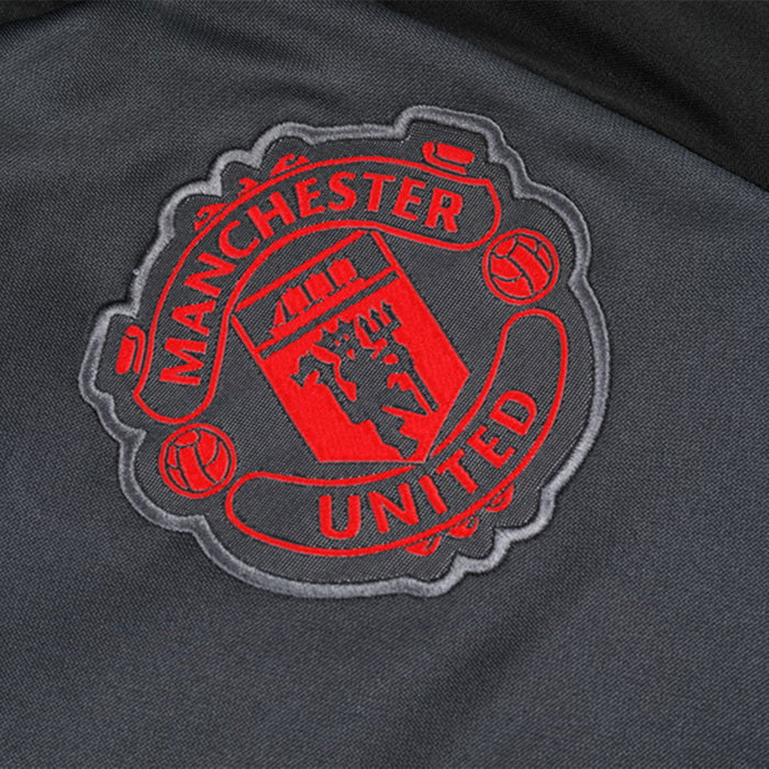 Manchester United Zipper Sweatshirt Kit(Top+Pants) 2024/25