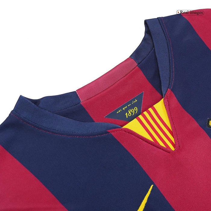 NEYMAR JR #11 Barcelona Retro Jersey Home Soccer Shirt 2014/15