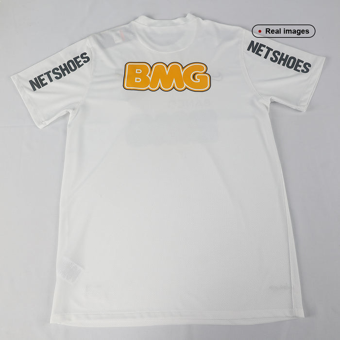 NEYMAR JR #11 Santos FC Retro Jersey Home Soccer Shirt 2012