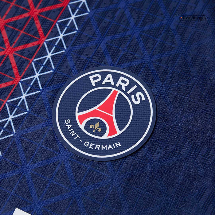 O.DEMBELE #10 PSG Home Authentic Soccer Jersey 2025/26