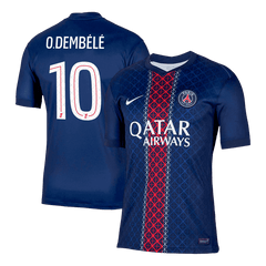 O.DEMBELE #10 PSG Home Soccer Jersey 2025/26