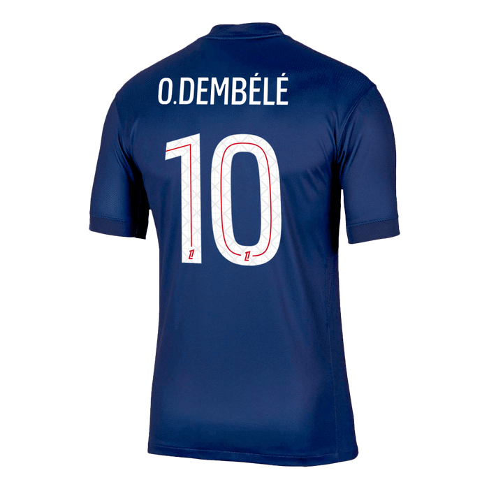 O.DEMBELE #10 PSG Home Soccer Jersey 2025/26