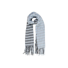 Image 1 : Écharpe Only femme bleue à motifs géométriques en polyester — delvale