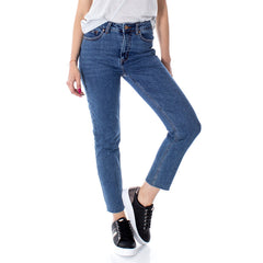 Image 1 : Jeans femme bleu Only coupe ajustée, vue de face — Delvale