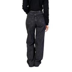 Image 2 : Détail jean noir Only femme avec poches fonctionnelles — Delvale