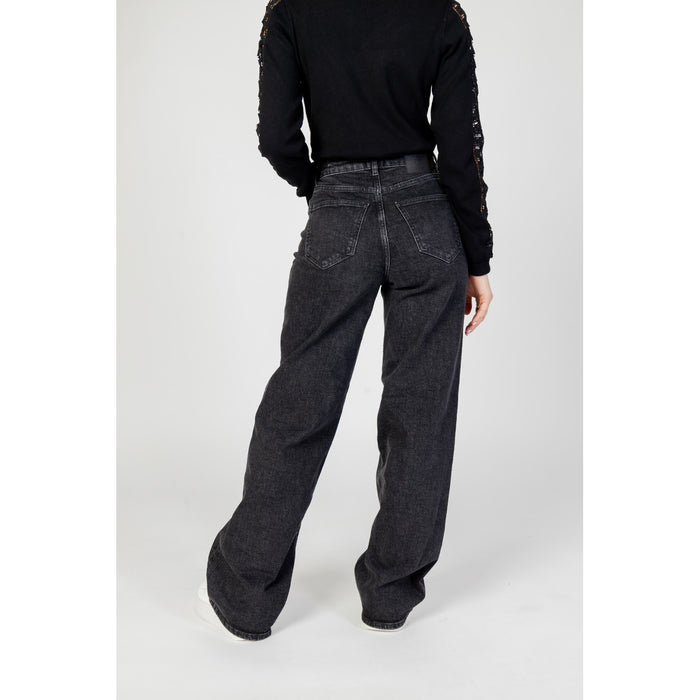 Image 3 : Jean noir Only femme vue d'ensemble style décontracté — Delvale
