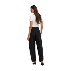Image 2 : Pantalon femme Only noir, détail de la coupe et de la ceinture — Delvale