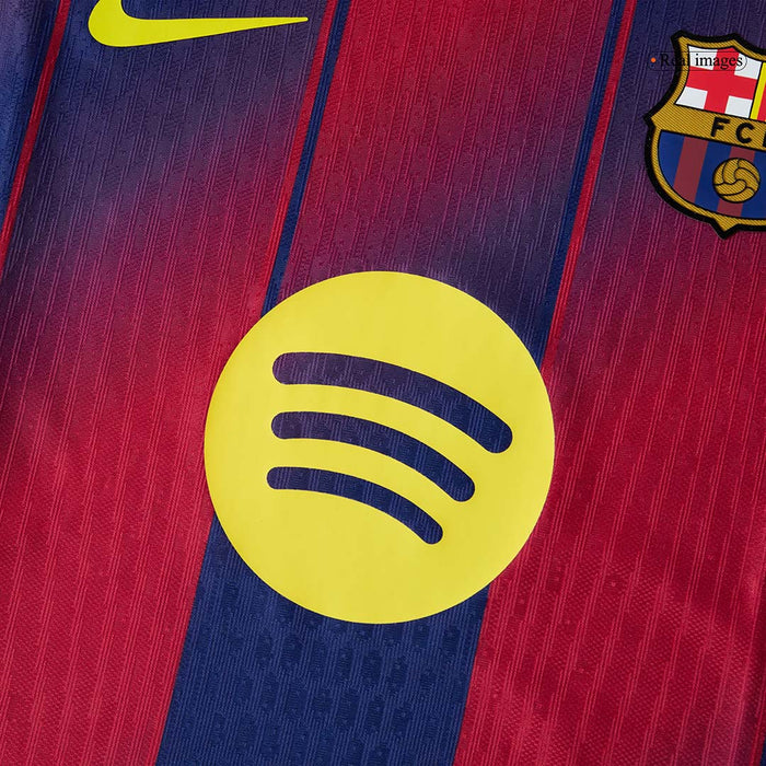 PEDRI #8 Barcelona Home Authentic Soccer Jersey 2025/26 - UCL