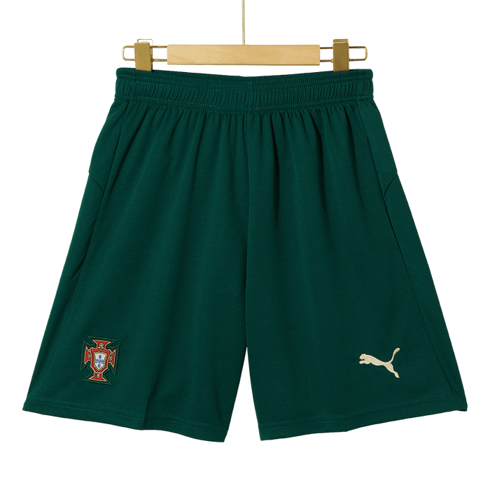 Portugal Home Soccer Shorts 2025