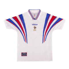 Retro 1996 France Away Soccer Jersey