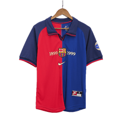 Retro 1999/00 Barcelona Home Soccer Jersey