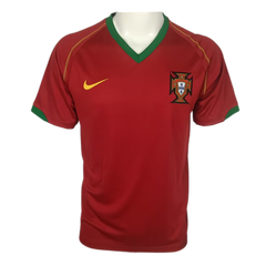 Retro 2006 Portugal Home Soccer Jersey