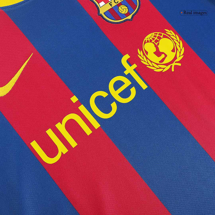 Retro 2010/11 Barcelona Home Soccer Jersey