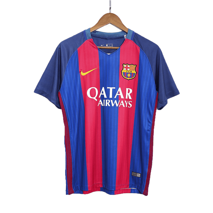Retro 2016/17 Barcelona Home Soccer Jersey