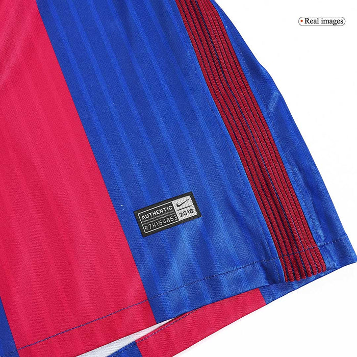 Retro 2016/17 Barcelona Home Soccer Jersey
