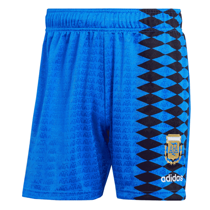 Retro Argentina Away Soccer Shorts 1994