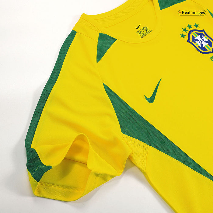 Retro CAFU #2 2002/03 Brazil Home Soccer Jersey