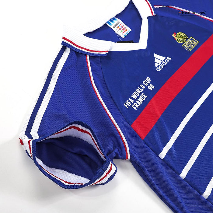 Retro HENRY #12 1998 France World Cup Home Soccer Jersey