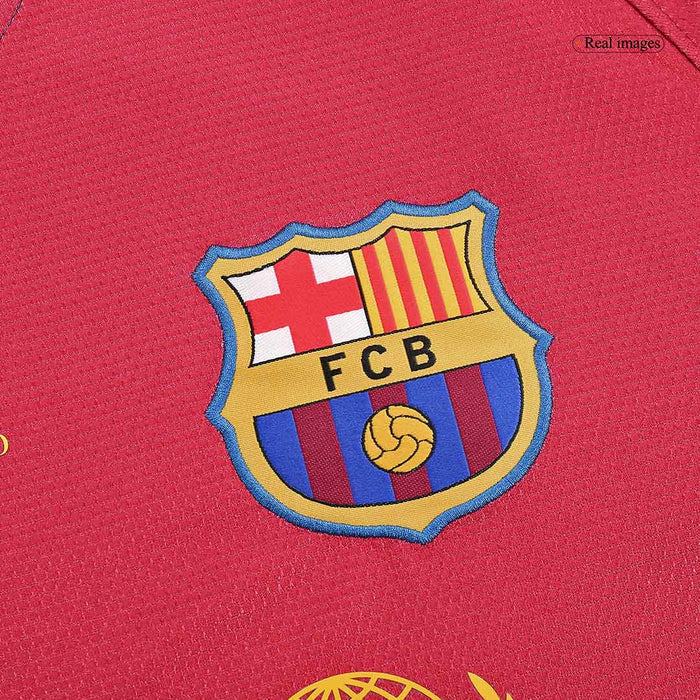 Retro Jersey A.INIESTA #8 Barcelona Retro Jersey Home Long Sleeve Soccer Shirt 2008/09 - UCL Final