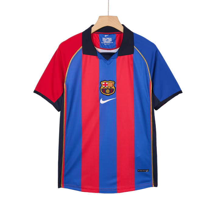 Retro Jersey Barcelona Retro Jersey Home Soccer Shirt 2001/02