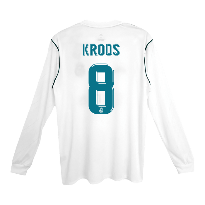 Retro Jersey KROOS #8 Real Madrid Retro Jersey Home Soccer Shirt 2017/18