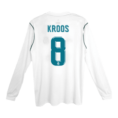 Retro Jersey KROOS #8 Real Madrid Retro Jersey Home Soccer Shirt 2017/18