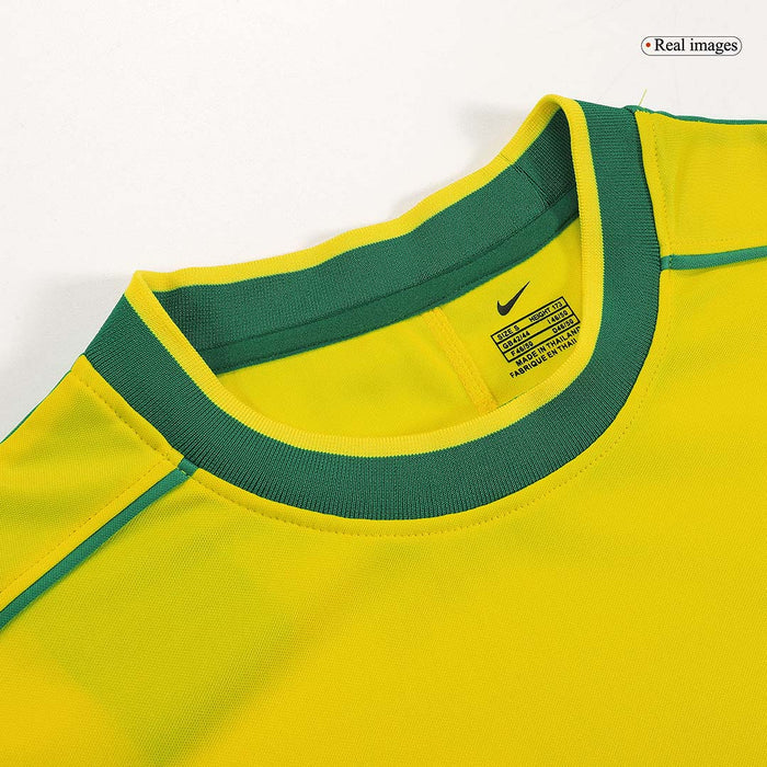 Retro Jersey RIVALDO #10 Brazil Home Soccer Shirt 1998 -World Cup