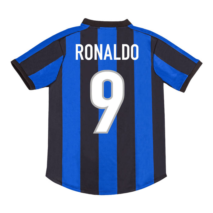 Retro Jersey RONALDO #9 Inter Milan Retro Jersey Home Soccer Shirt 1999/00