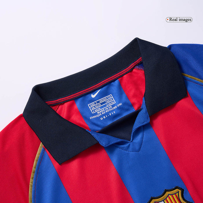Retro Jersey XAVI #6 Barcelona Retro Jersey Home Soccer Shirt 2001/02
