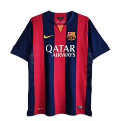 Retro MESSI #10 2014/15 Barcelona Home Soccer Jersey