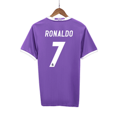 RONALDO #7 Real Madrid Retro Jersey Away Soccer Shirt 2016/17