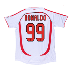 RONALDO #99 AC Milan Away Retro Soccer Jersey 2006/07 - UCL