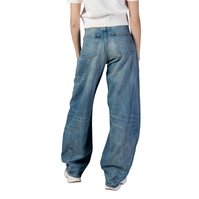 Image 2 : Jean Tommy Hilfiger femme bleu coupe moderne, détails poches — Delvale