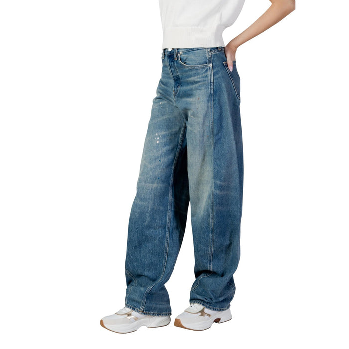Image 3 : Jean Tommy Hilfiger femme bleu coton organique, vue d'ensemble — Delvale