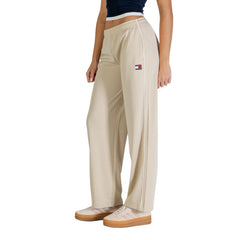 Image 2 : Pantalon Tommy Hilfiger Jeans beige femme, détail coupe et finitions — Delvale