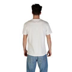 Image 2 : T-shirt blanc Tommy Hilfiger Jeans homme vue de face coupe moderne — Delvale