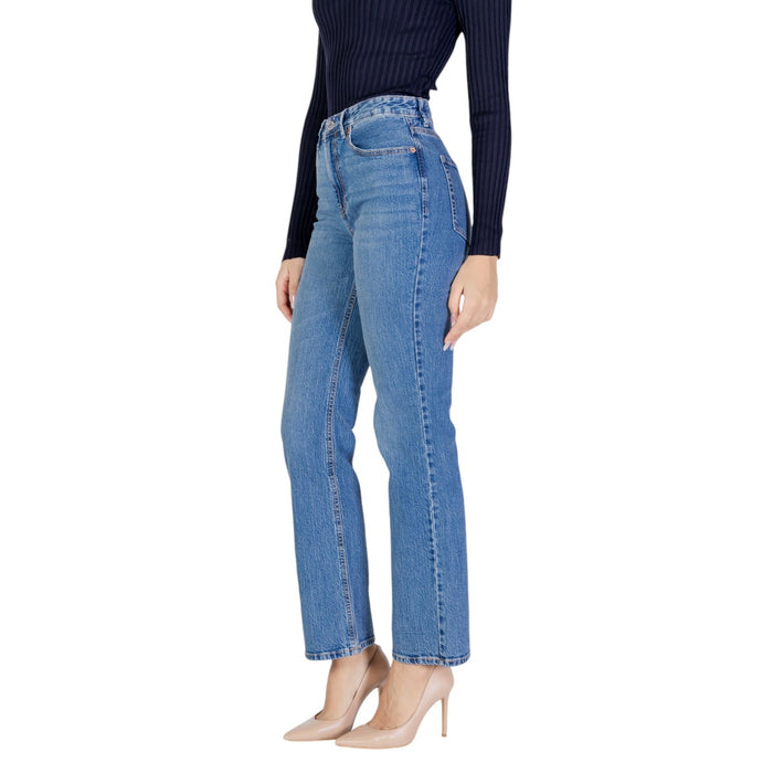 Image 2 : Détail jean Vero Moda femme bleu coupe moderne — delvale
